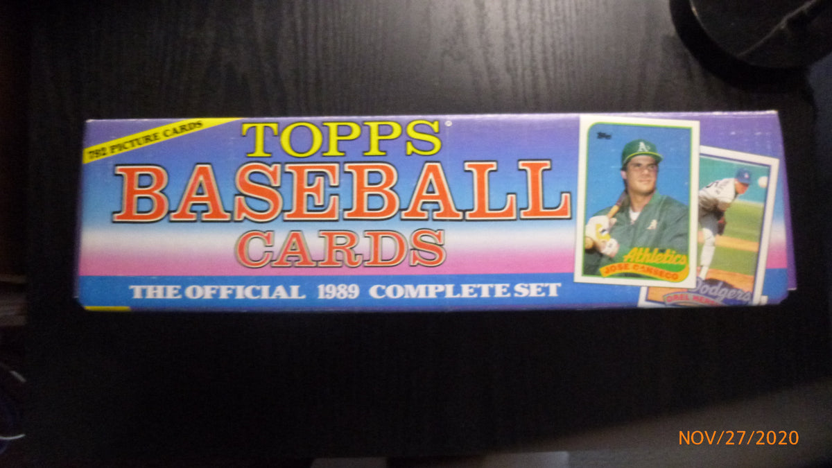 1989 Topps Baseball Cards - Complete Set (792) – House of Cards on the  Hudson