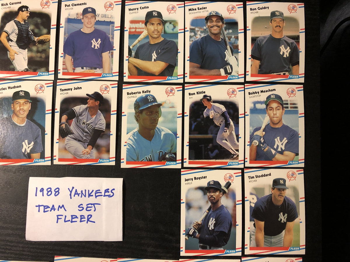 2016 Topps New York Yankees Baseball Card Team Set
