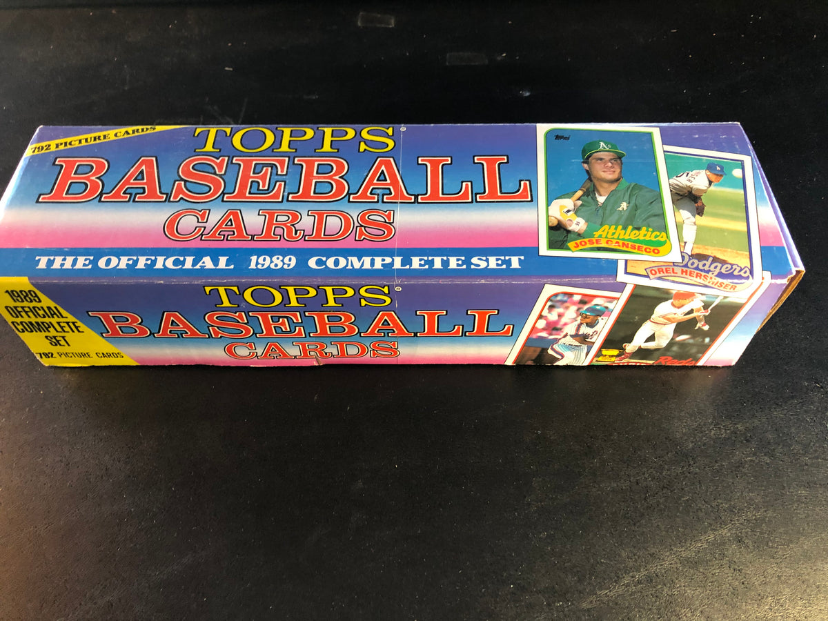 1989 Topps Baseball Cards - Complete Set (792) – House of Cards on the  Hudson