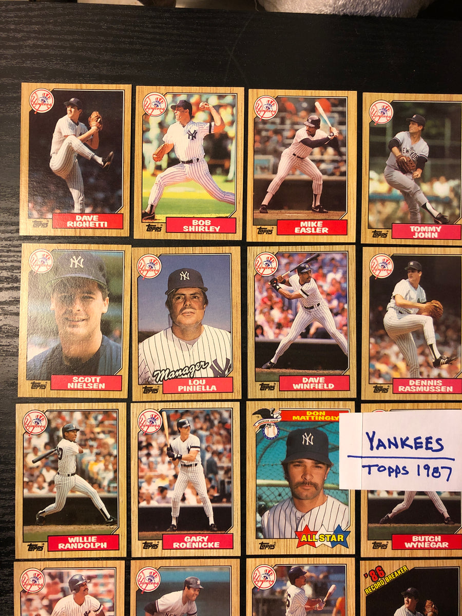 1987 Topps Baseball Card Ron Kittle DH New York Yankees sk1226