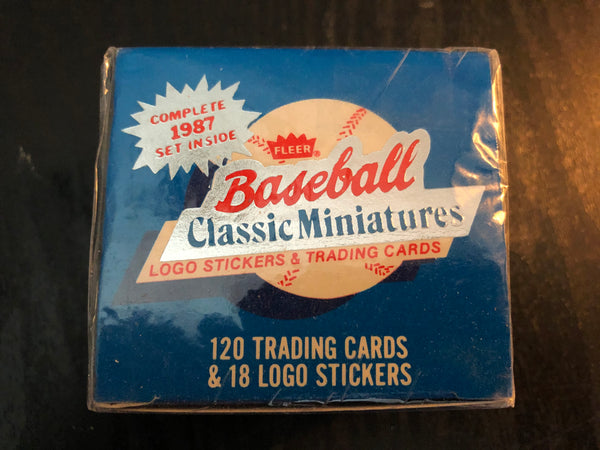 1987 Fleer Baseball Cards Mini Classic Collection complete Set unopened